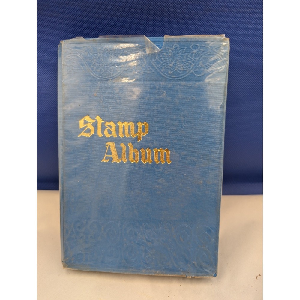 450+ Vintage Worldwide Stamp Album Collection 1930's-60's Thailand Siam Belgium